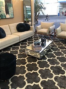 Tapete Capadócia Dark Grey 2,50m x 2,00m RW Tapetes