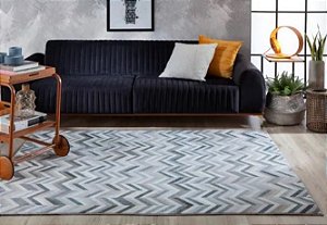 Tapete Lisboa Chevron Corttex Anti-Derrapante 2,00m x 2,40m
