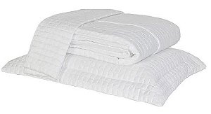 Jogo de Colcha Artelassê Matelada 300 Fios Paris - Queen - Branco