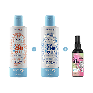 Combo Super Nutrição I Shampoo + Condicionador + Óleo de Coco Piscou Cacheou!