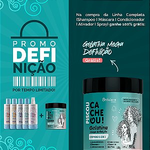 Linha Completa Piscou Cacheou! + Gelatina Mega Definição (500g) Grátis