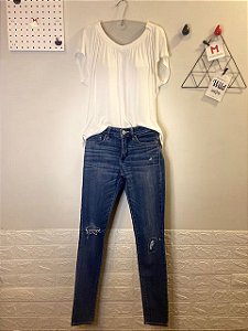 Calça Jeans Abercrombie & Fitch Skinny Azul