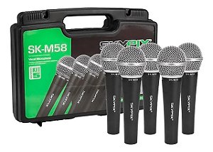 Kit C/5 Microfones Vocal Din M58-5 - Skypix