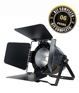 Case 06 Refletores Led Cob 200W Cw/ww - Br Lighting