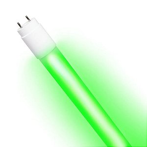 LAMPADA TUBULAR LED T8 18W 120CM VERDE