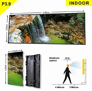 PAINEL LED 4X2M P3.9MM INDOOR SKYPIX