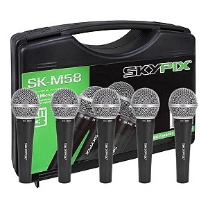 KIT 5 MIC VOCAL DIN SK-BM48-5