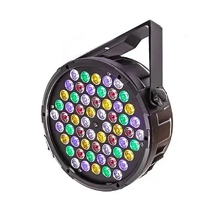 Kit 12  Refletores Led Slim 60X1W Rgbwa - Showtech