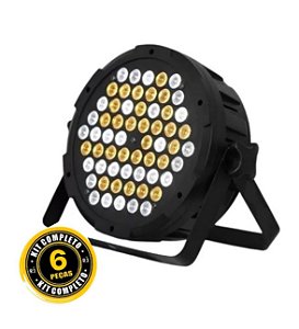 Kit 6 Refletores Par Leds 60 BFQ