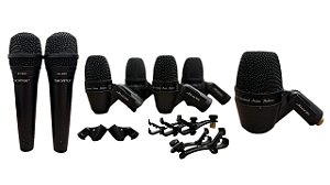 Kit Microfone Bateria 7 Peças - Skypix
