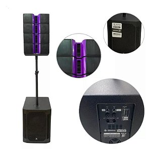 Sistema De Torre Ativo Amplificador de 15" -Waldman Audi