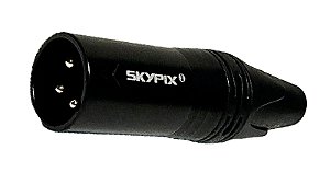 Conector Xlr 3 Polos Macho Waterproof - Skipix