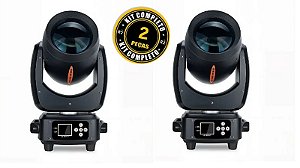 Kit 02 Moving Beam + Prisma Spot 180W - Br Lighting