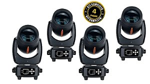 Kit 4 Moving Beam + Prisma Spot 180W - Br Lighting