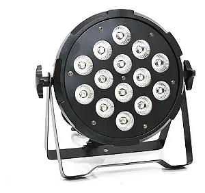 Refletor Slim Alum 14 leds 18w Rgbwa+UV- Showtech