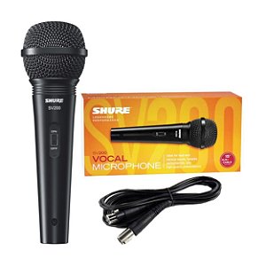 Microfone Vocal C/Fio Sv200 Shure