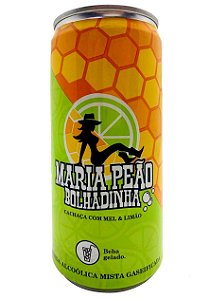 Maria Peão Bolhadinha - Cachaça Com Mel e Limão - Lata 250 ml