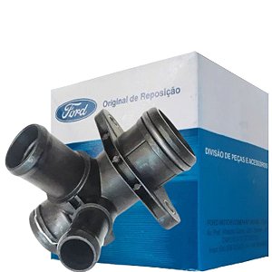 Flange De Agua Do Motor Ford Ka 1.0 Original