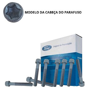 Jogo de Parafusos da Capa Mancal Motor Ka 1.0 2015 2018 2019 2021