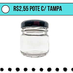 Pote Geleinha 40 mls - Caixa de 25 ou 50 Unidades