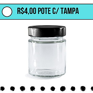Pote Pianezza 150 ML - Caixa de 24 unidades c/ Tampas