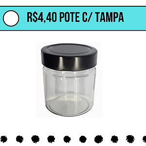 Pote Pianezza 250 ML - Caixa de 12 unidades c/ Tampas