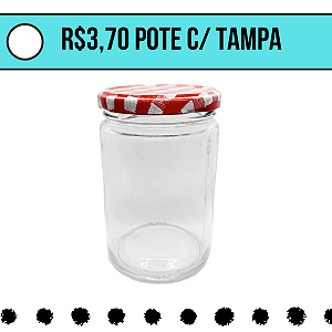 Pote Andino 360 ml - Caixa de 12 Unidades c/ Tampas