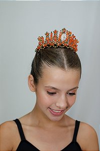 Coroa de bico acrílica laranja