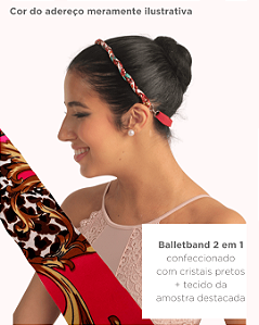 Balletband 2 em 1 | PRINT Pink
