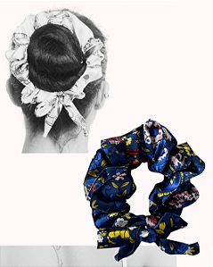 Scrunchie PRINT | Azul