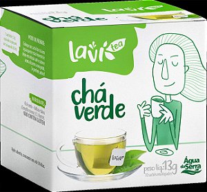 Kit 4 Caixas Chá Verde 40 Sachês Laví Tea