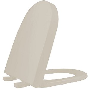Assento Sanitário Plástico Carrara TF Soft Close Creme - ADLK37S