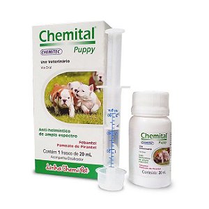 Vermífugo para Cães Chemital Puppy 20 ml