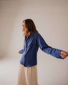 Camisa Elegante Marinho