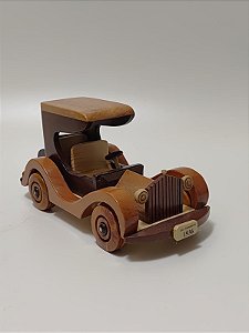 Miniatura de Carrinho de Madeira - 1936 - JAC Oficina de Madeiras