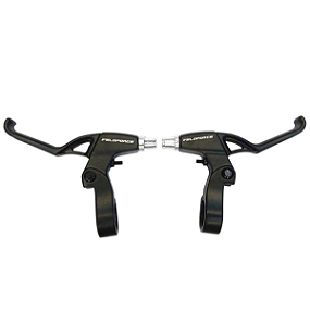 Maçaneta Freio V-Brake MTB Alumínio Preto Veloforce