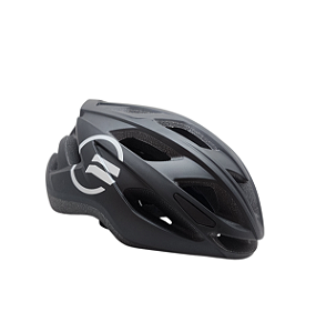 Capacete MTB Premiun InMold L 55-62 Led Integrado Preto Cinza