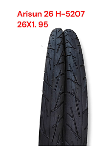 Par de Pneus Arisun Praieiro Aro 26X1.95 Slick