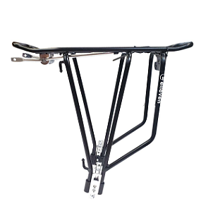 Bagageiro Reforçado em Alumínio Bike C/Regulagem 26 À 29 Porta Pacote