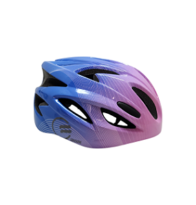 Capacete Infantil Elleven Kids Inmold Premiun Azul/Roxo Tam. P (49-54cm)