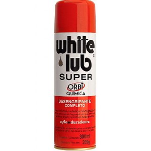 Desengripante Lubrificante Spray 300Ml White Lub 12 Unidades