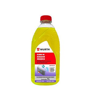 Aditivo Para Radiador Amarelo OrgâNico Wurth 1L Pronto Para Uso