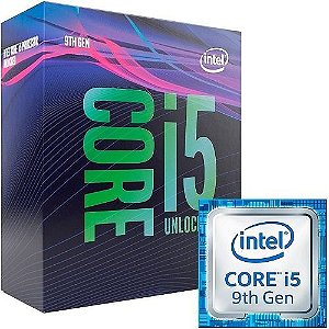 Processador Intel Core i5-9600K LGA 1151 Coffee Lake Refresh Cache 9MB 3.7GHz (4.6GHz Max Turbo)