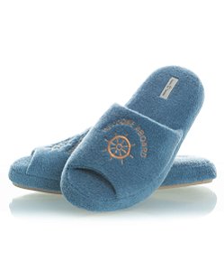 Chinelo Feminino Atoalhado Aberto Daniela Tombini 7432 - Azul