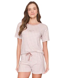 Pijama Feminino Curto Lua Lua 29110781 - Rosa