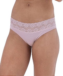 Calcinha em algodão com Detalhe em Renda 12180 2Rios