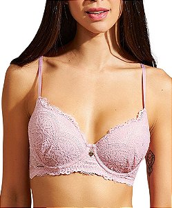 Sutiã com Bojo e Renda Recco 16281