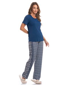 Pijama Feminino Calça Manga Curta Daniela Tombini 5454
