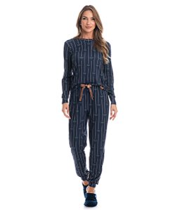 Pijama Feminino Longo Tombini 6152E