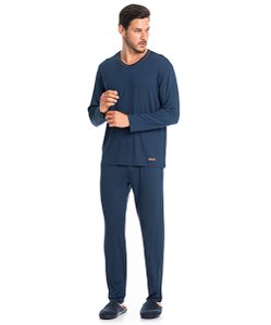 Pijama Longo Masculino Viscolycra Tombini 8578D